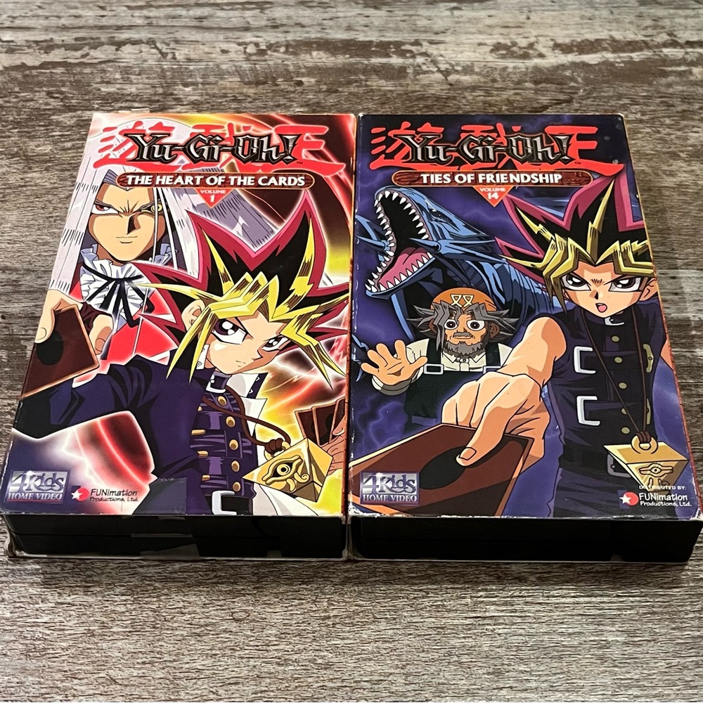 Yu-Gi-Oh! VHS Set - The Heart of the Cards & Ties of Friendship